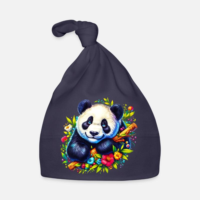 Panda Organic Baby Cap