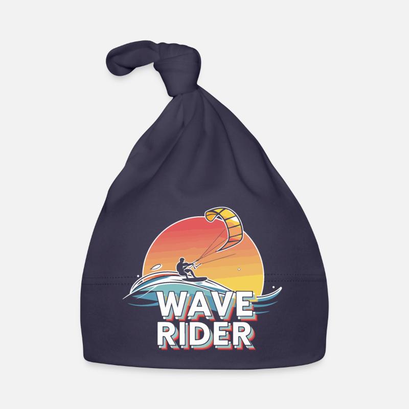 Conception de kitesurf Sunset Wave Rider Bonnet bio Bébé
