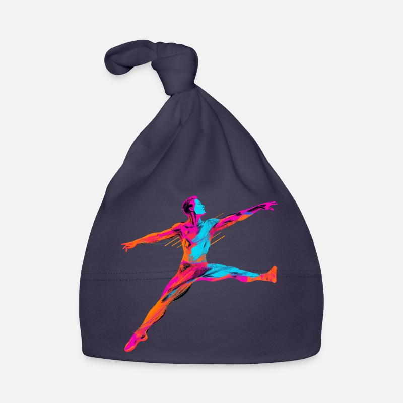 Danseur de ballet masculin Synthwave Bonnet bio Bébé