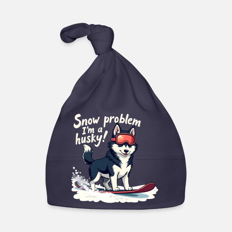 Kein Problem, ich bin ein Husky! Baby Bio-Mütze