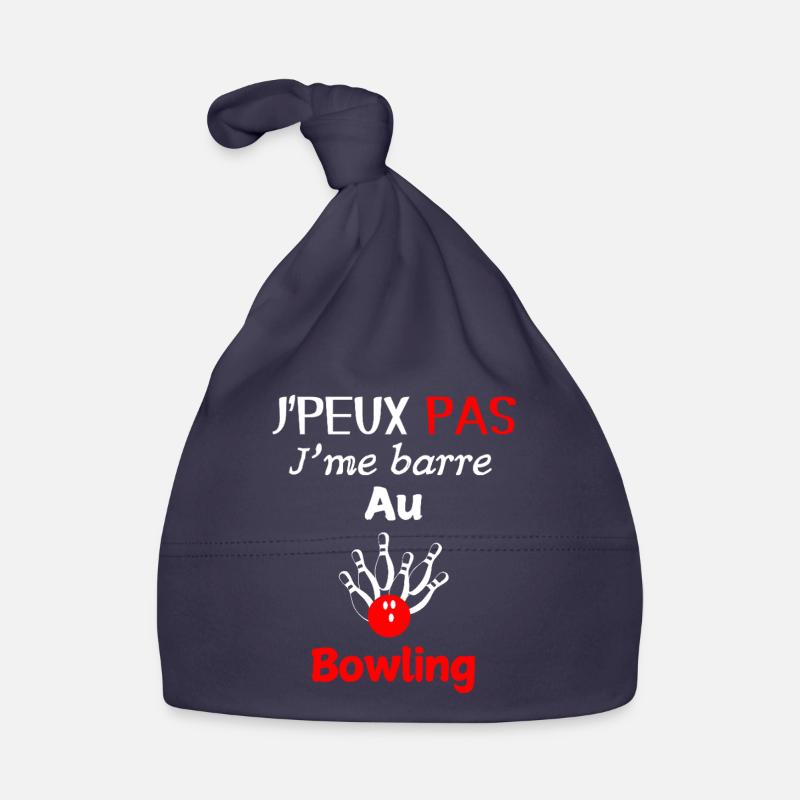Bowling fan – I go bowling Organic Baby Cap