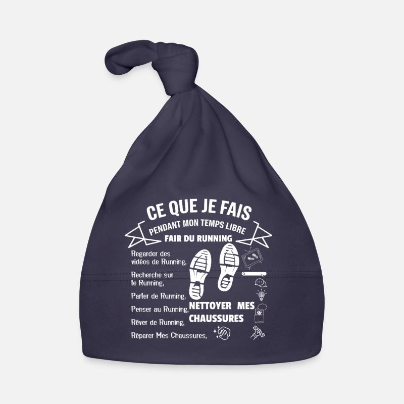 Ce que je fais pendant mon temps libre : Running Bonnet bio Bébé