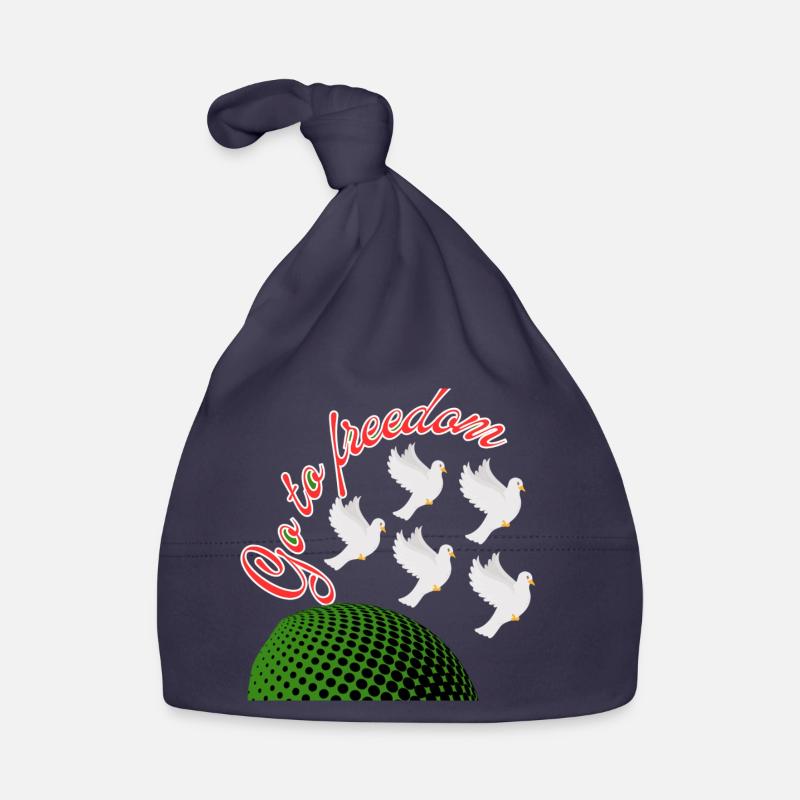 liberté - Bonnet bio Bébé - marine