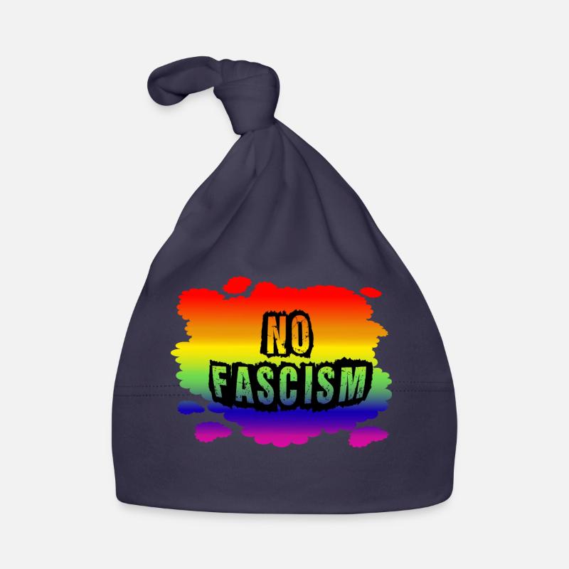 Stop AfD against right, democracy, diversity, left Organic Baby Cap