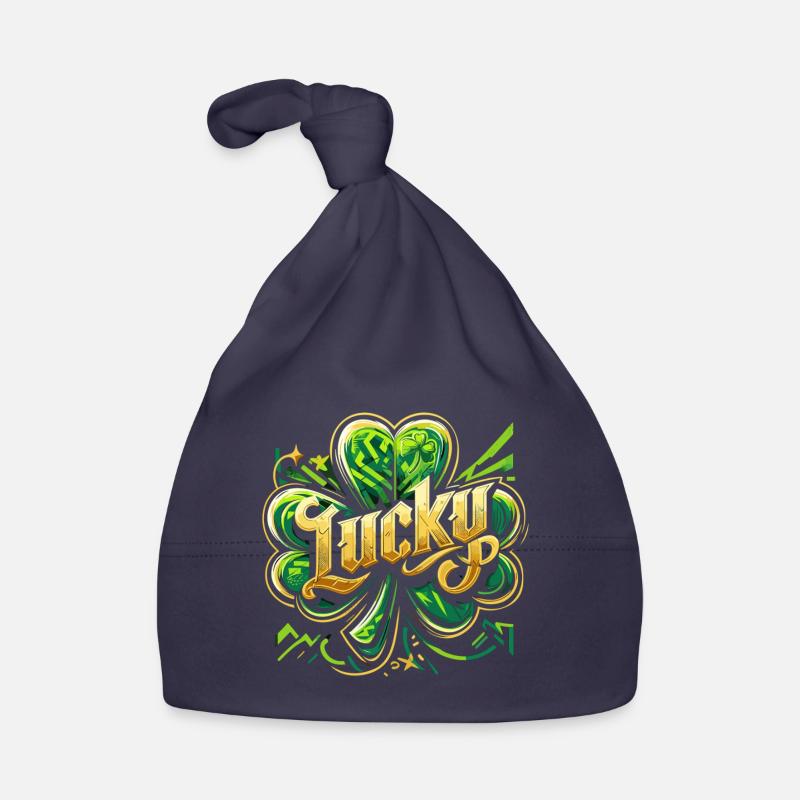 Trèfle de la Saint-Patrick Happy Gift Bonnet bio Bébé