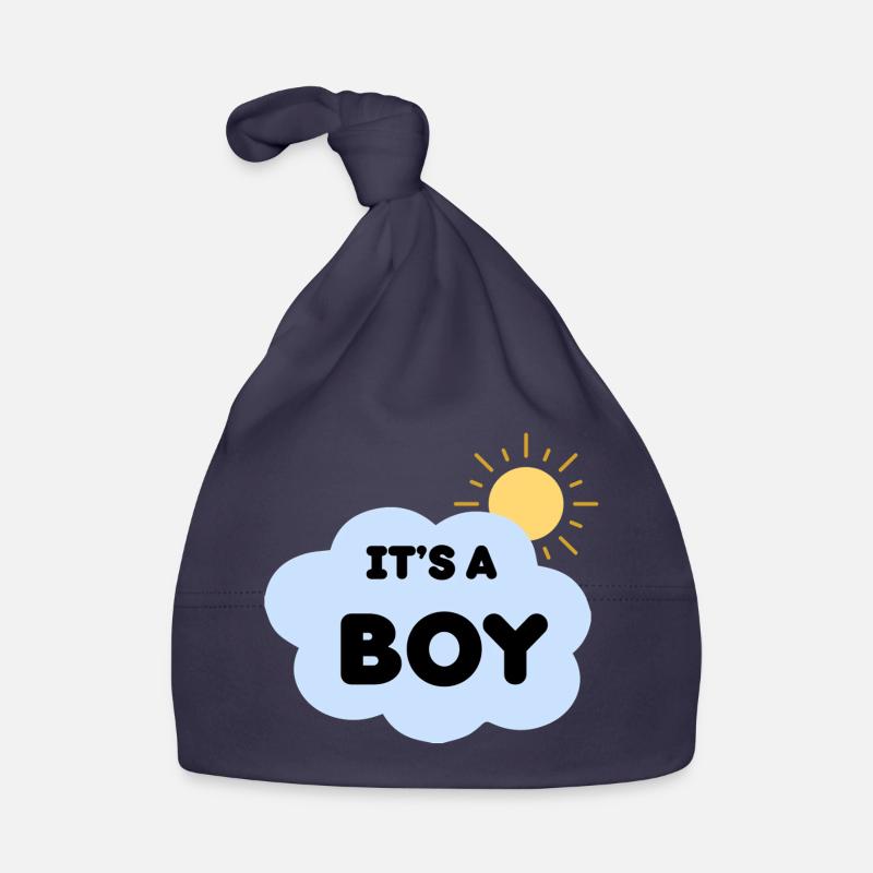 Durchsage Geburtsjunge Cloud Sun, es ist ein Junge Baby Bio-Mütze