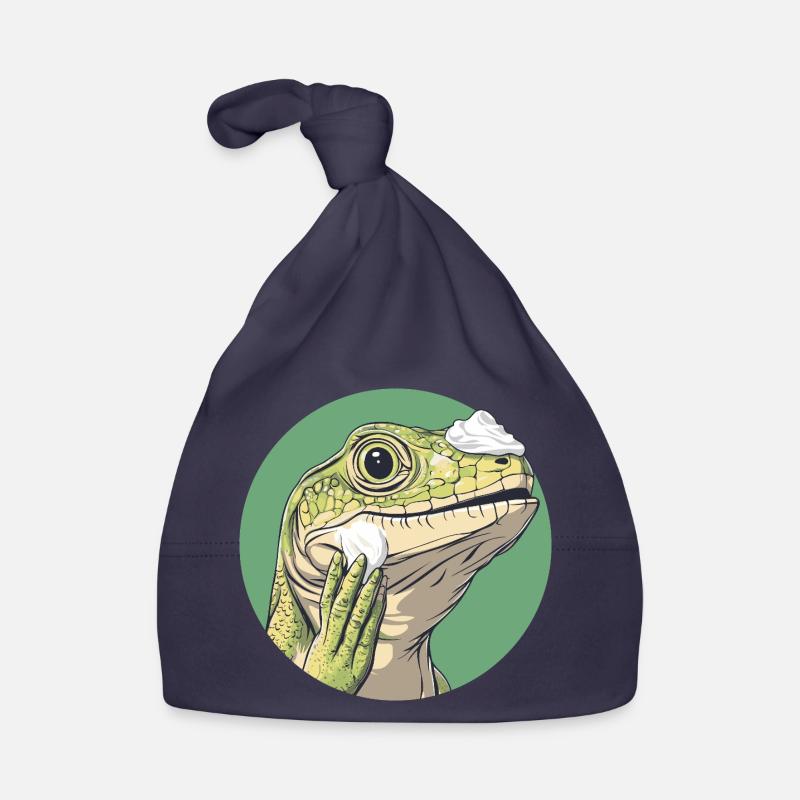 Lizard shaving – smoother than ever! Organic Baby Cap