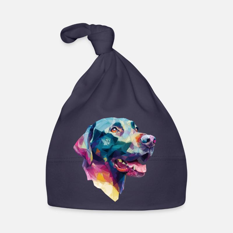 Conception Low Poly Labrador Retriever Bonnet bio Bébé