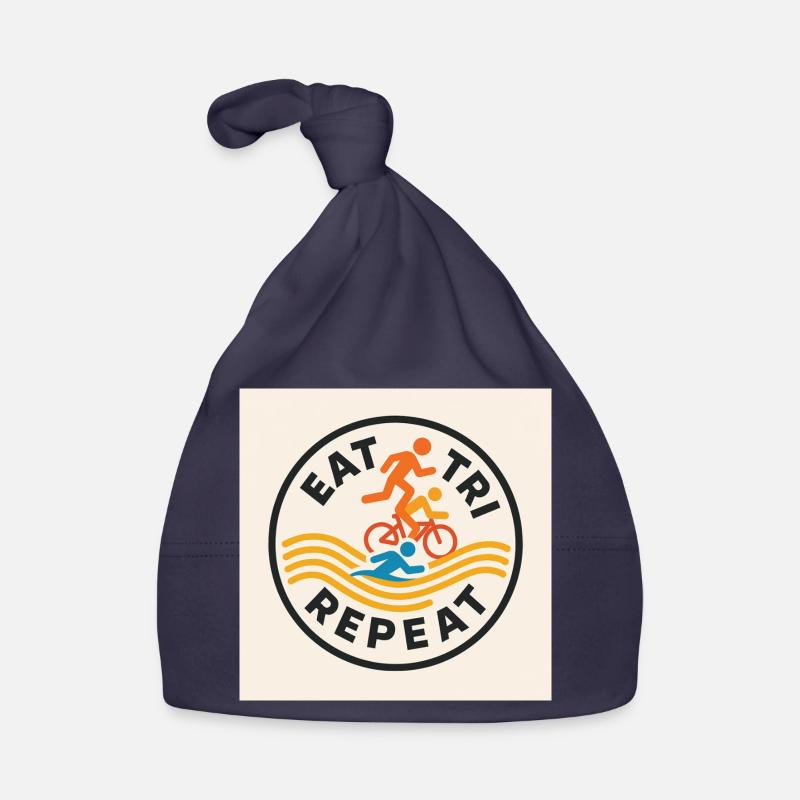ESSEN SIE TRI REPEAT Baby Bio-Mütze