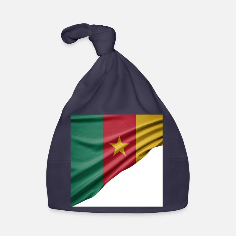drapeaux du Cameroun Bonnet bio Bébé