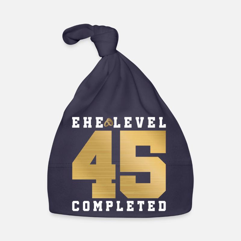 45th Wedding Anniversary Organic Baby Cap