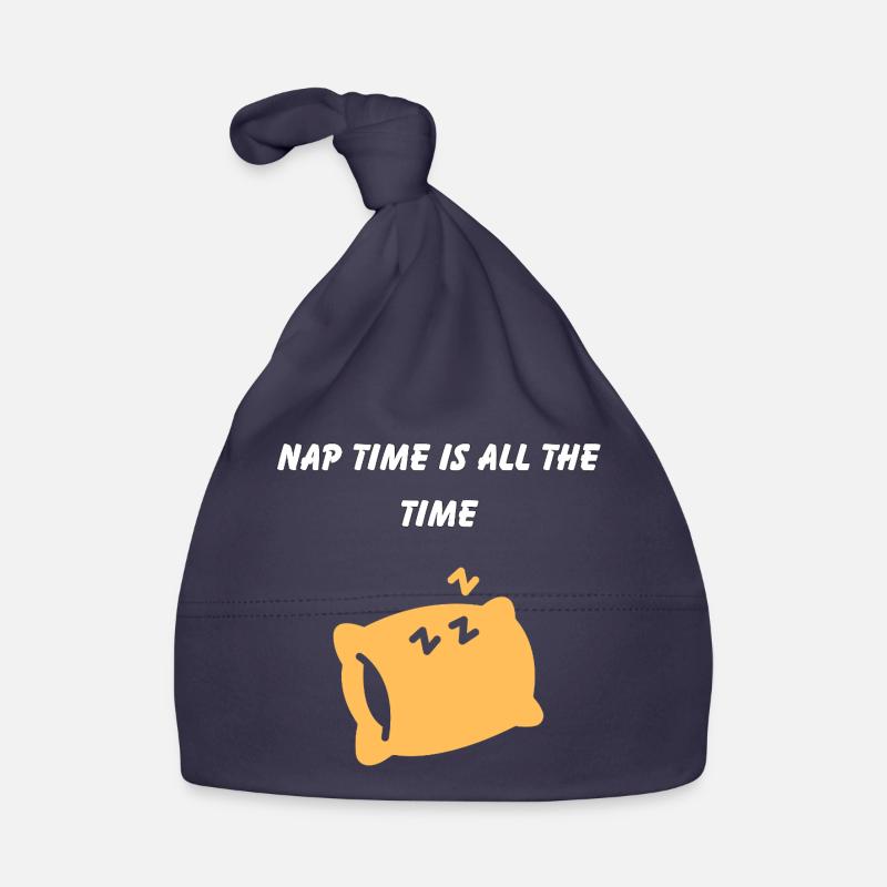 Creative Quote About Nap and Rest Organic Baby Cap