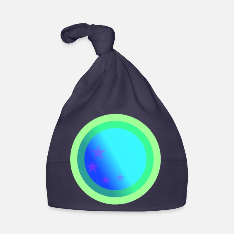 Conception de constellations bleues célestes Bonnet bio Bébé
