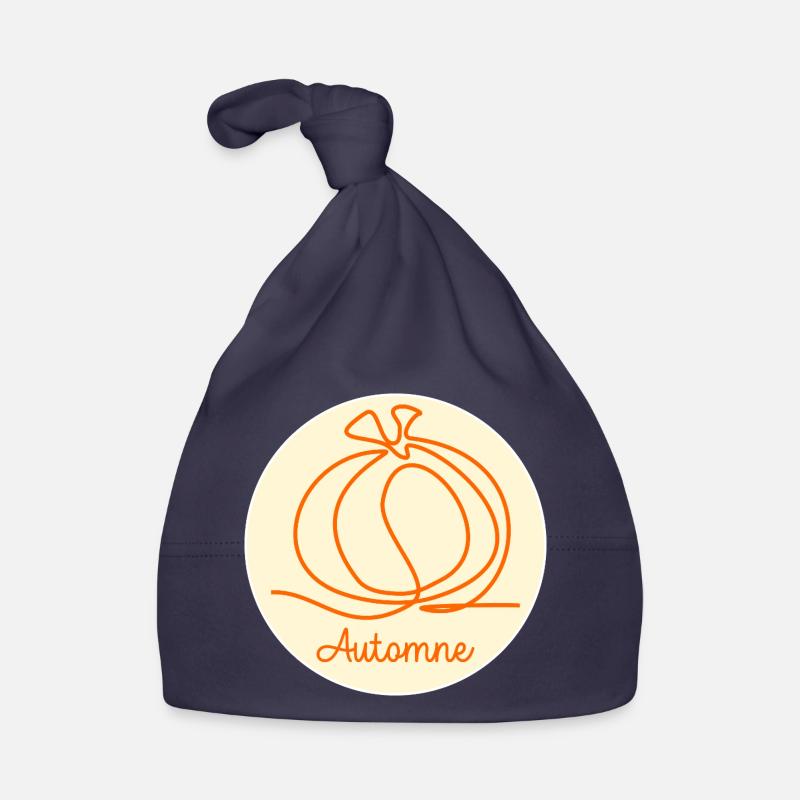 Autumn Squash Organic Baby Cap