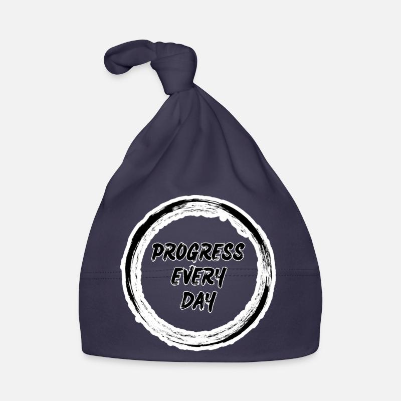 Progress Every Day Zen Circle  Organic Baby Cap