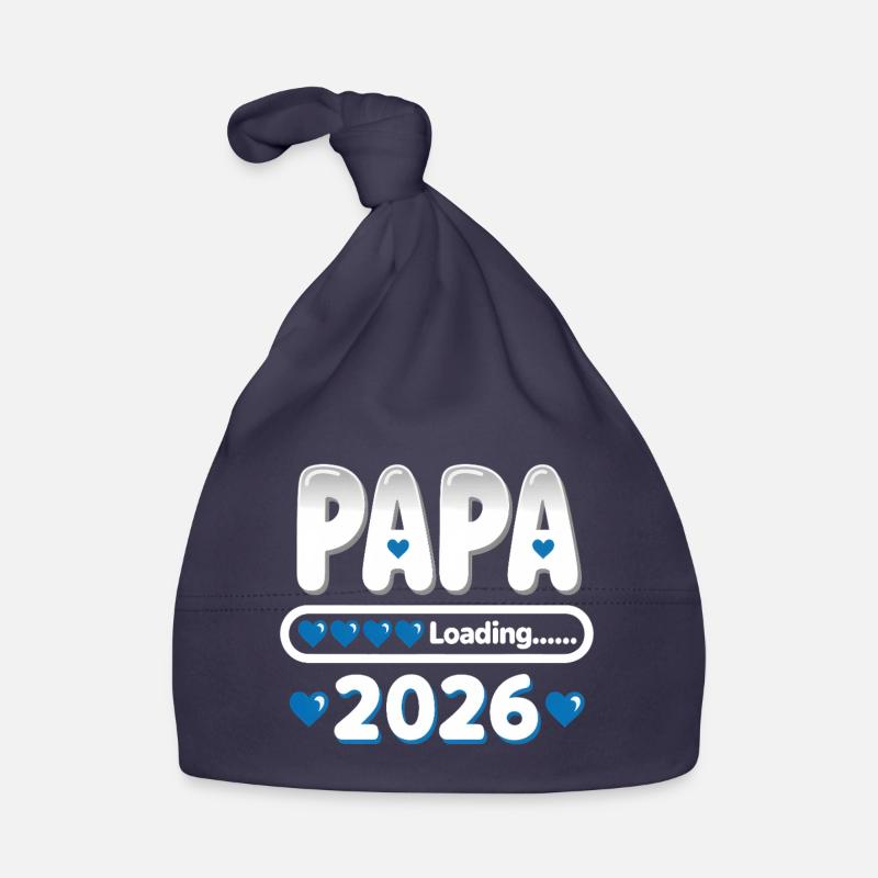 2026 Papa Loading – Father-to-be Gift Organic Baby Cap