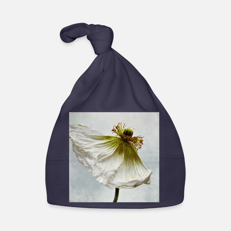 Coquelicot blanc Bonnet bio Bébé