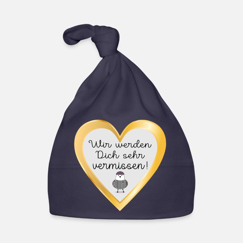 ABSCHIED MÖWE Baby Bio-Mütze