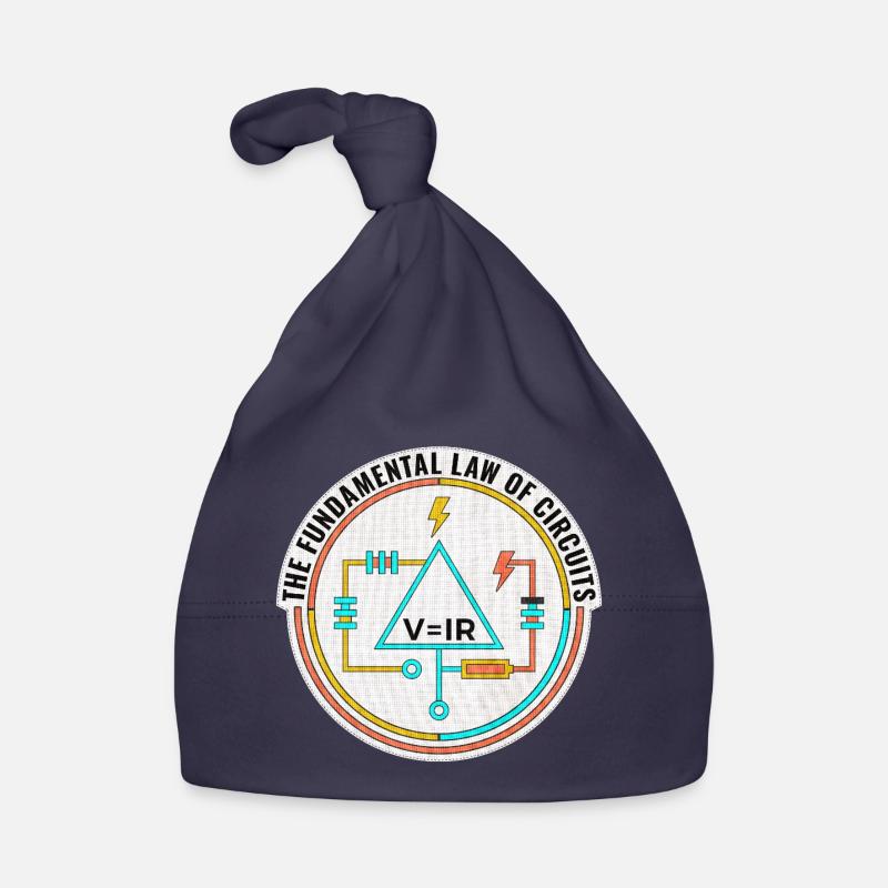 Gift for Electrical Engineer, Funny Circuits Shirt Organic Baby Cap