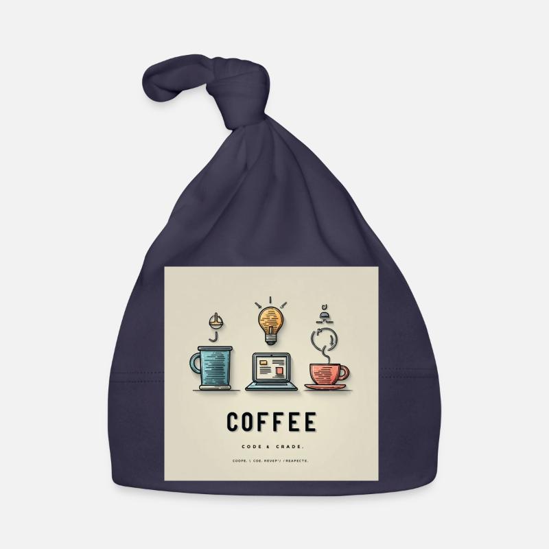 Conception du code du café Bonnet bio Bébé