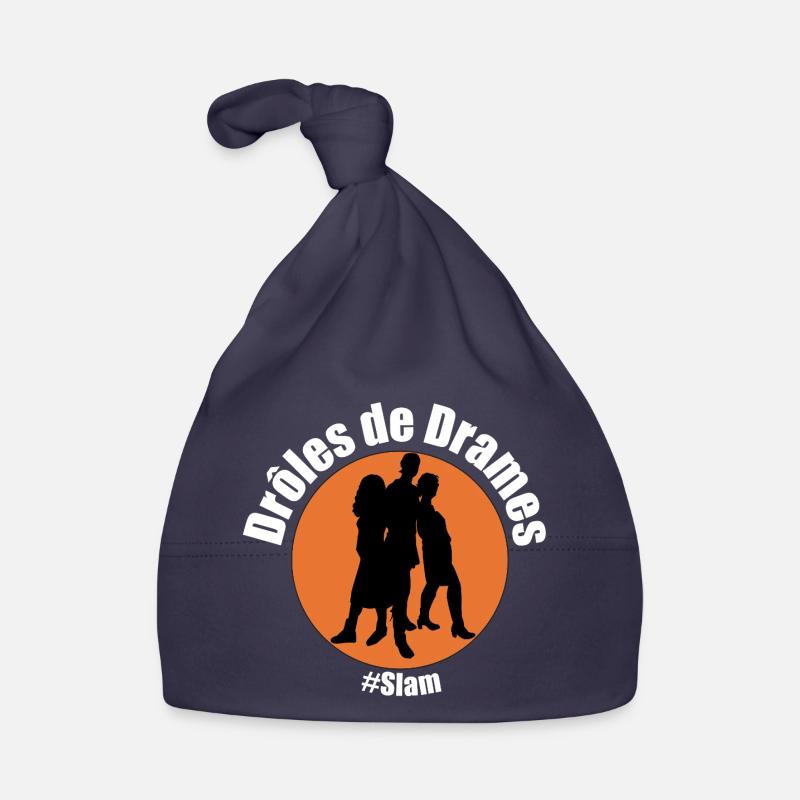 Drôle de Drames Slam - Bonnet bio Bébé - marine