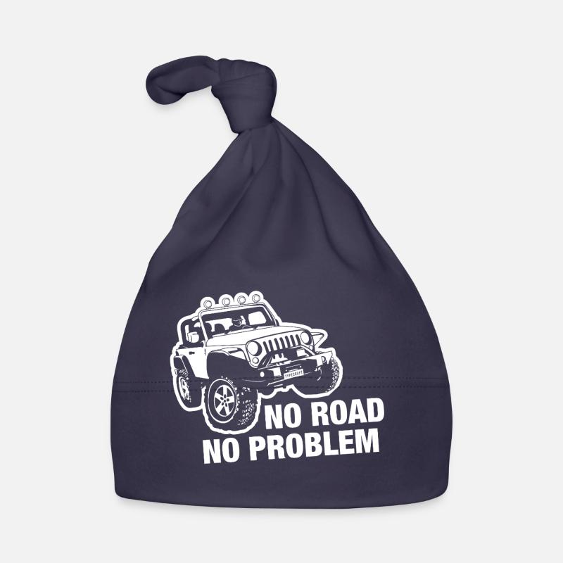 No Road - No Problem | Jeeper | Offroad Baby Bio-Mütze