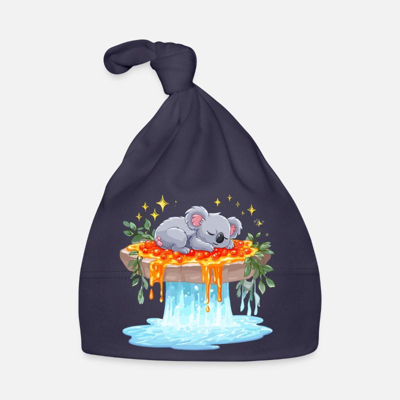 Koala Dream Lava River Organic Baby Cap