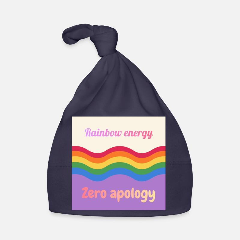 Regenbogenenergie Baby Bio-Mütze