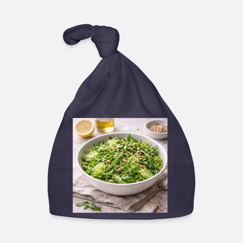 Arugula Pine Nuts Salad Organic Baby Cap