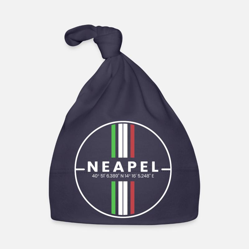Naples Coordinates Organic Baby Cap