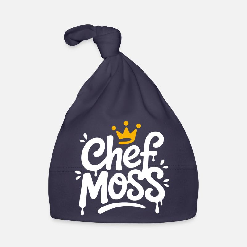 Chef Moss Crown Logo Organic Baby Cap