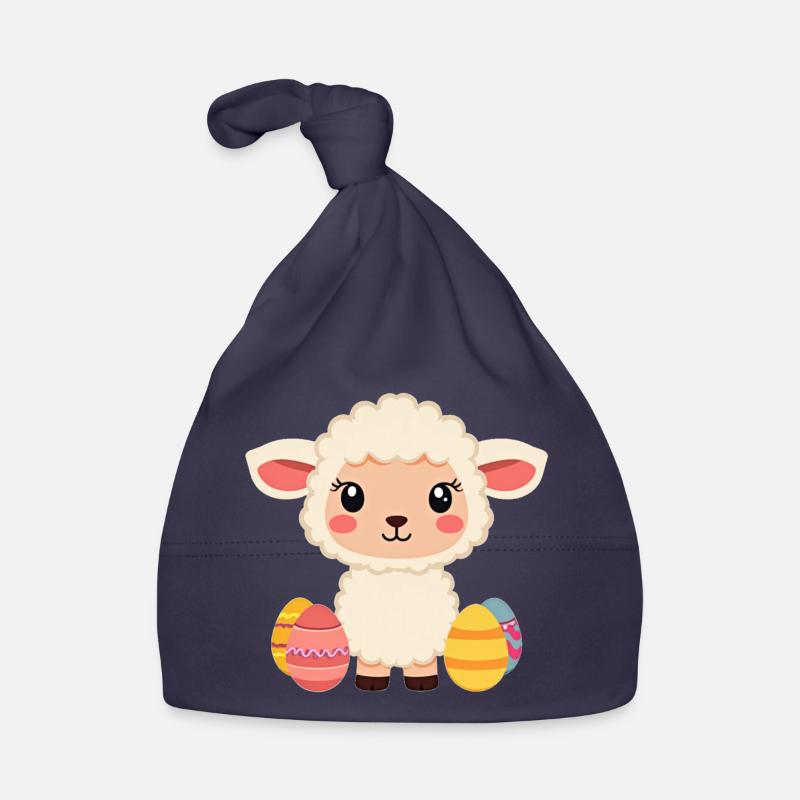 Schaf an Ostern  Baby Bio-Mütze