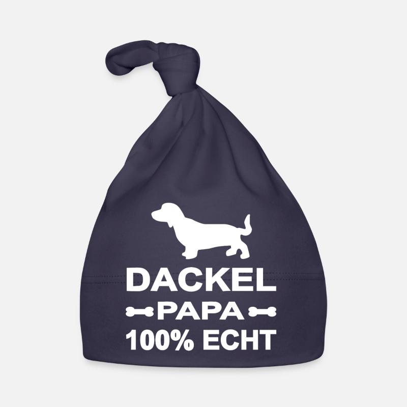 Teckel - Bonnet bio Bébé - marine