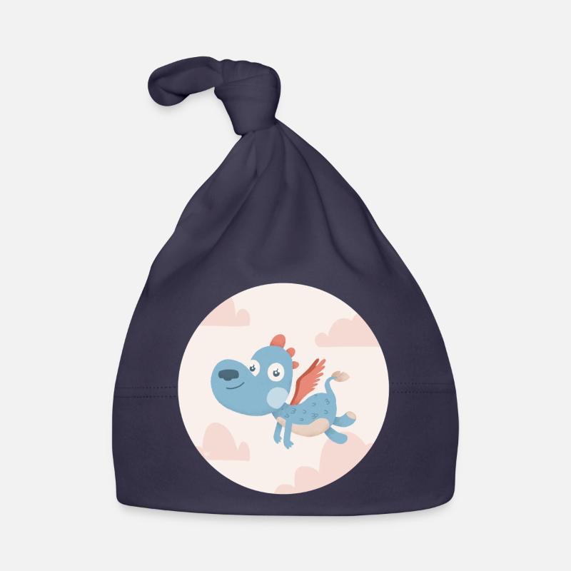 dragon bleu Bonnet bio Bébé