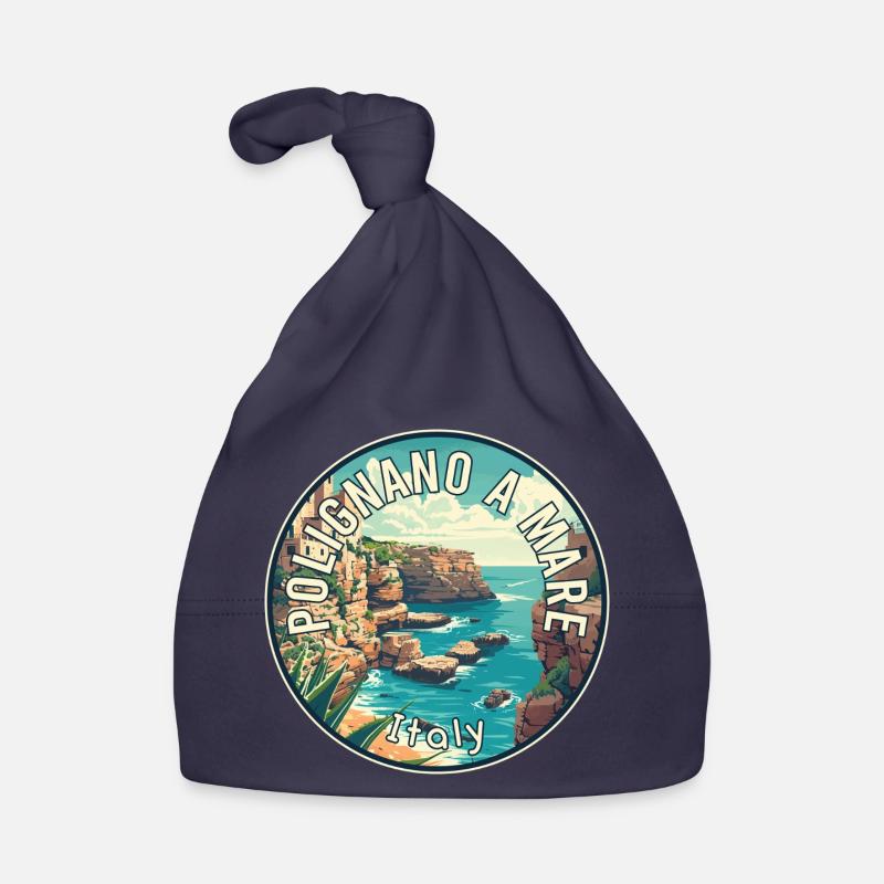 Experience Coastal Splendor Polignano a Mare Italy Organic Baby Cap