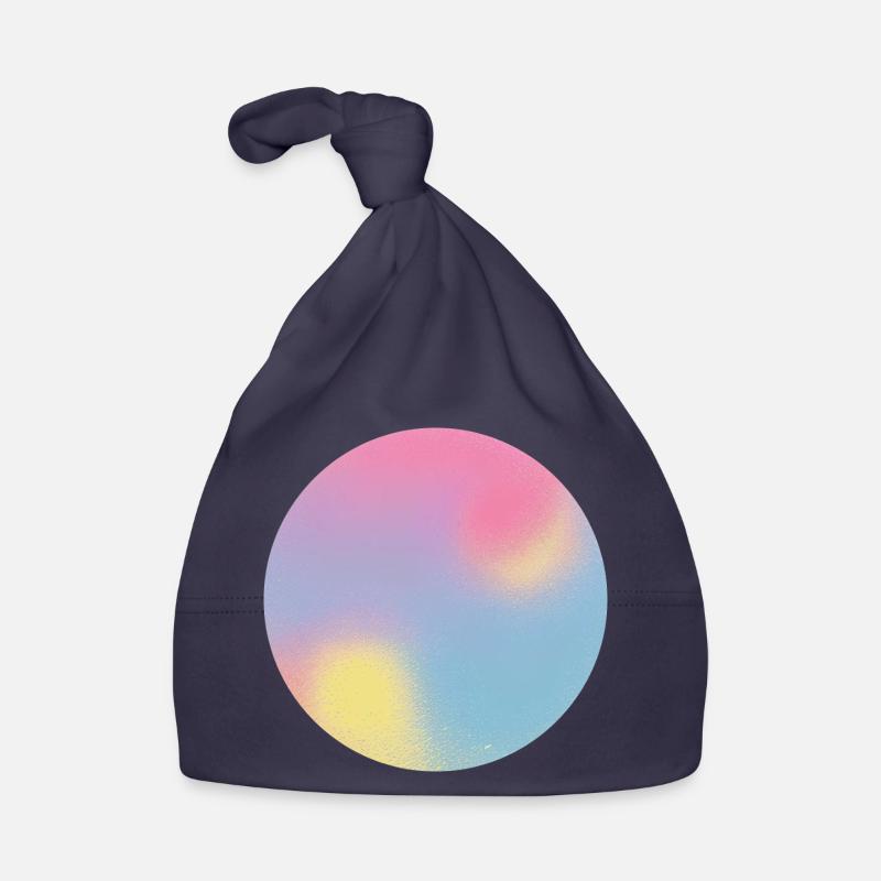 Aura Check Pastel Gradient Sphere Organic Baby Cap