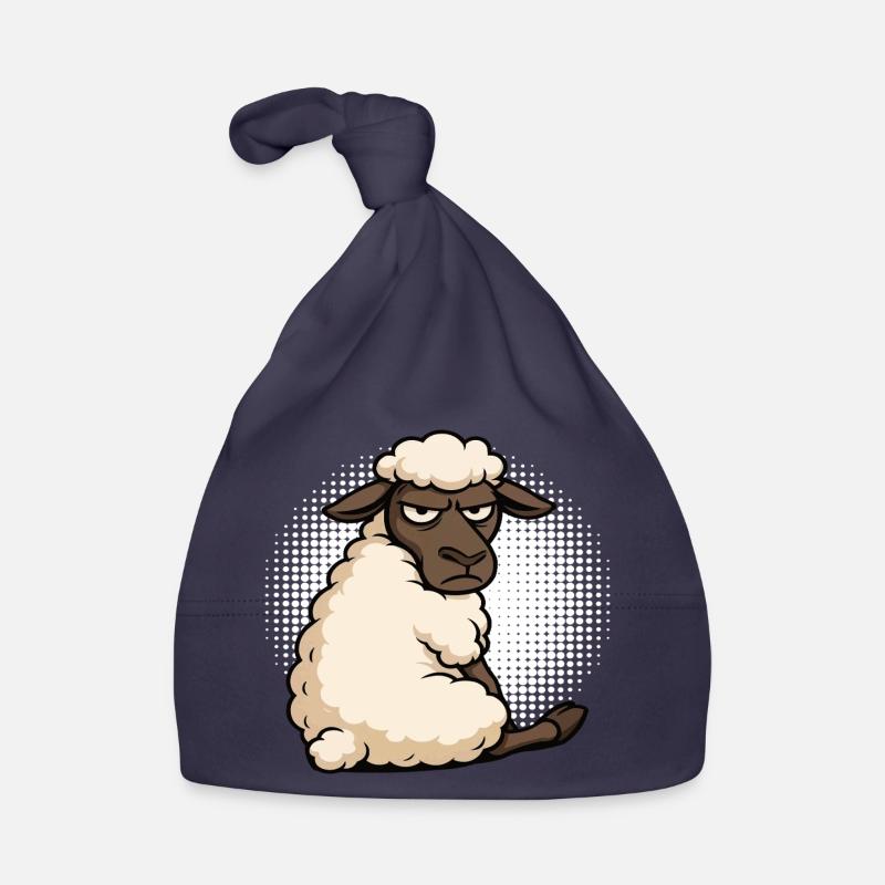Schaf Schafe Schäfer Schafhalter Schafbock Baby Bio-Mütze