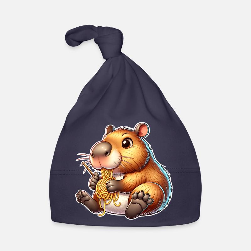 Capybara Pasta Baby Bio-Mütze