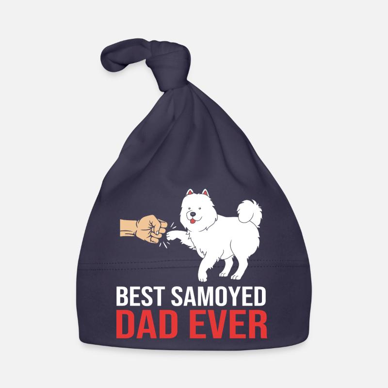 Samojede Baby Bio-Mütze