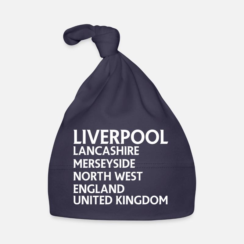 Liverpool – Angleterre Conception des paroles Bonnet bio Bébé