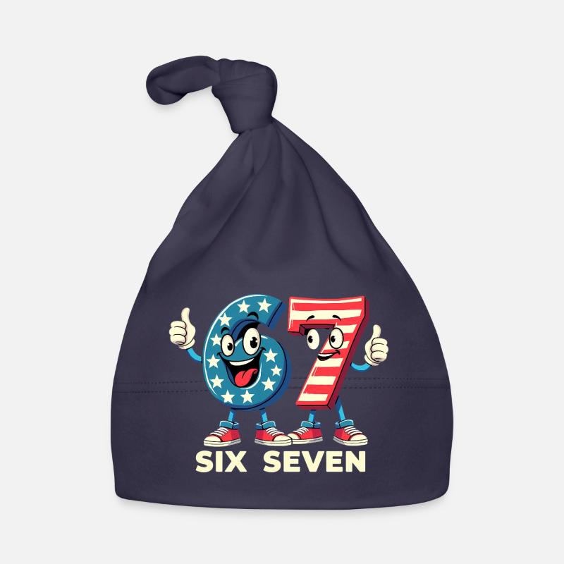 US Flag 67 Memes Six Seven Organic Baby Cap