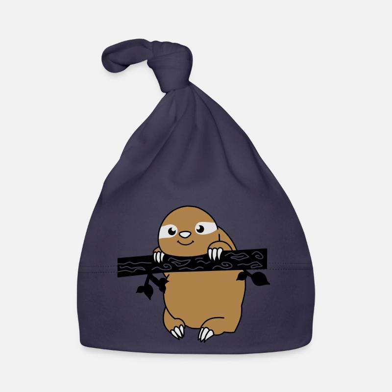 faultier_02 Organic Baby Cap