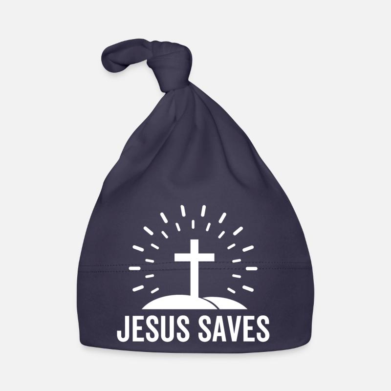 Jésus sauve Bonnet bio Bébé