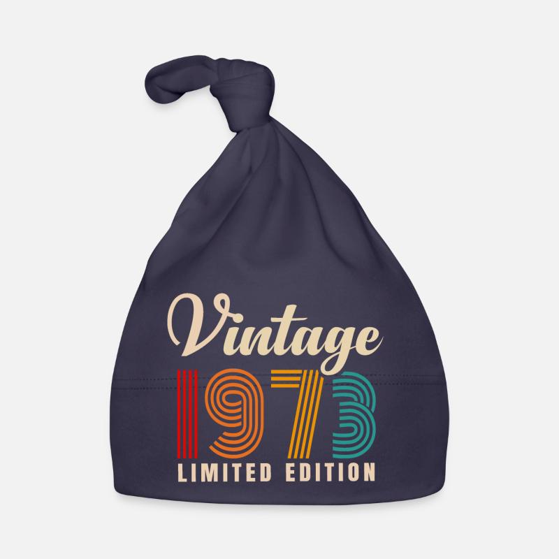 MILLÉSIME 1973. 48E ANNIVERSAIRE Bonnet bio Bébé
