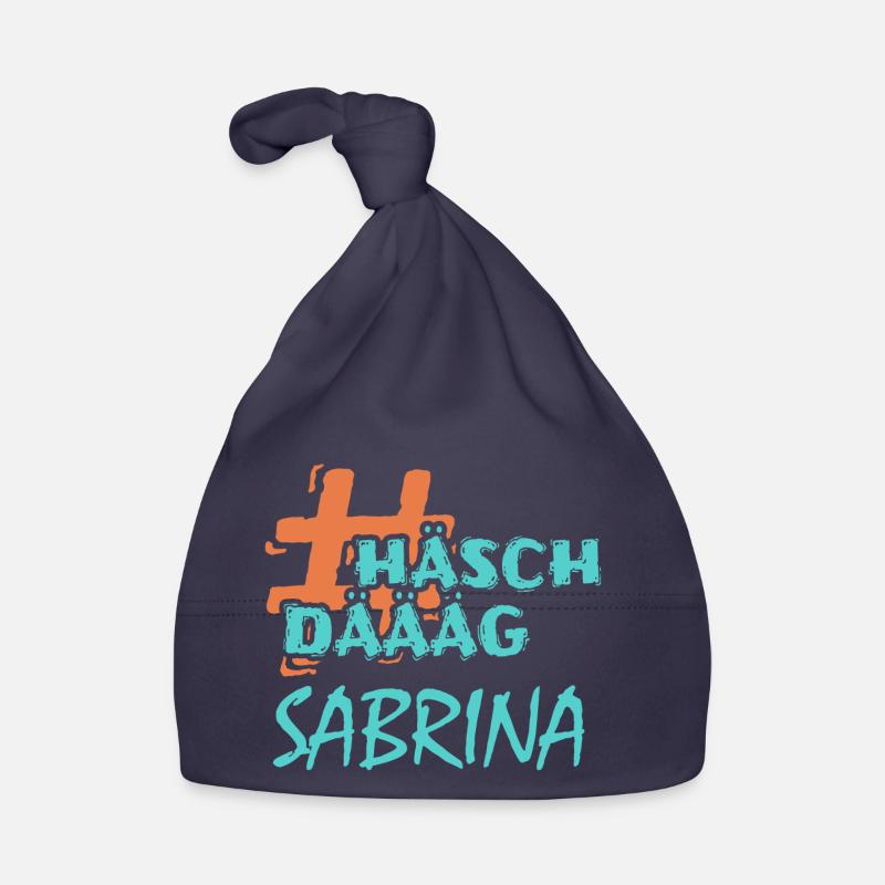 Sabrina als Name Baby Bio-Mütze