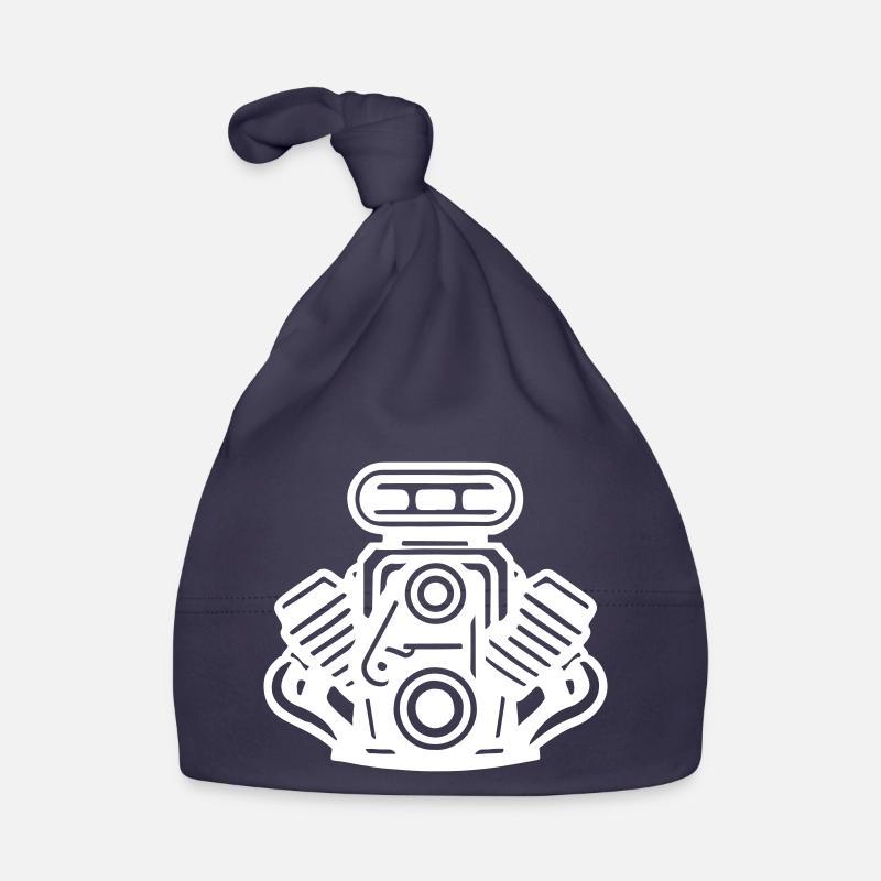 Engine Car Symbol Tuning Organic Baby Cap