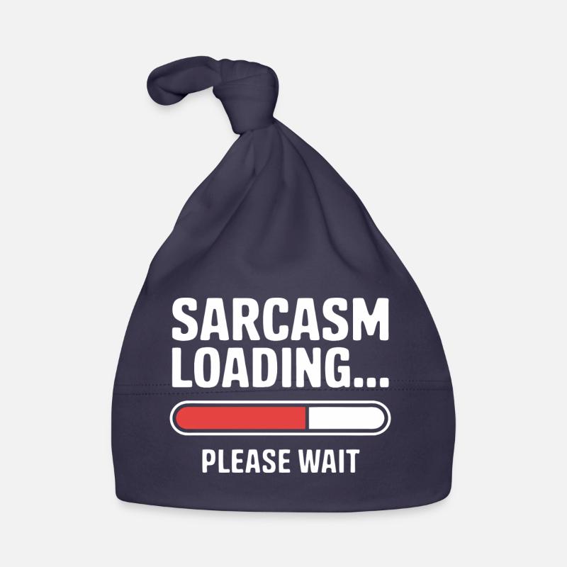 Sarkasmus Loading Lustiger Spruch Sarkastisches Zitat Geschenk Baby Bio-Mütze
