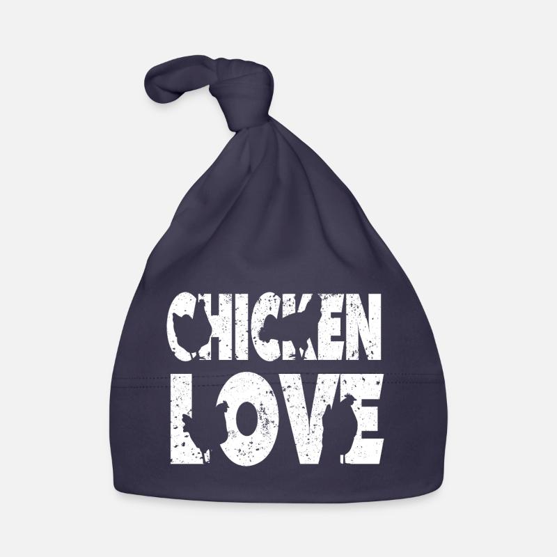 Chicken Love Graffiti Design Baby Bio-Mütze