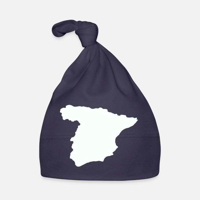 Conception de silhouettes de cartes espagnoles Bonnet bio Bébé