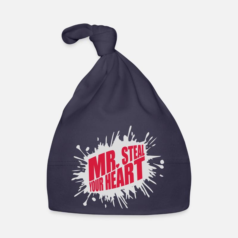 Mr steal your heart Organic Baby Cap